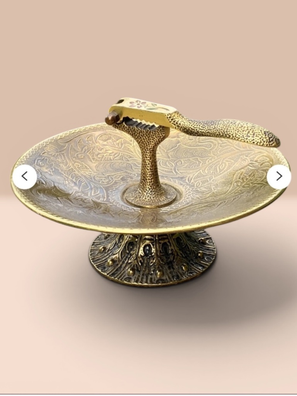 TAMAR Israeli brass nut cracker